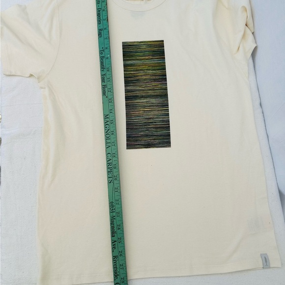 Ecologyst 100%Organic Cotton unisex Cream and Black Short Sleeve Tee #A - Picture 7 of 7